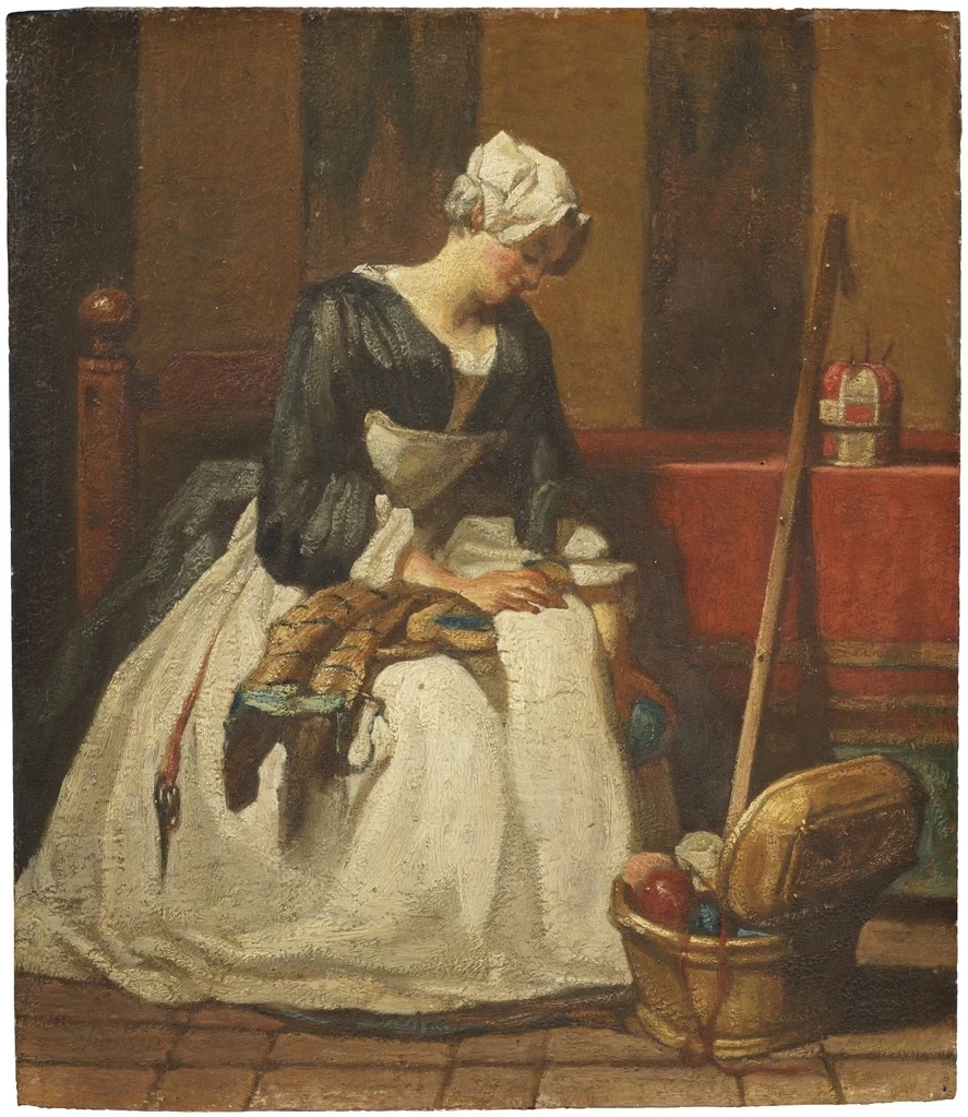 Jean Siméon Chardin - La ricamatrice, Nationalmuseum Stockholm